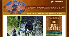 Desktop Screenshot of ironmountainhorsecamp.com